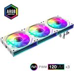 Изображение Вентилятор 120мм GAMEMAX FN12A-S3I-W, 3-Pack, ARGB, White, PWM, 800~1600±10% rpm, 3 шт комплект #11 Фото Вентилятор 120мм GAMEMAX FN12A-S3I-W, 3-Pack, ARGB, White, PWM, 800~1600±10% rpm, 3 шт комплект #11
