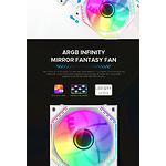 Изображение Вентилятор 120мм GAMEMAX FN12A-S3I-W, 3-Pack, ARGB, White, PWM, 800~1600±10% rpm, 3 шт комплект #14 Фото Вентилятор 120мм GAMEMAX FN12A-S3I-W, 3-Pack, ARGB, White, PWM, 800~1600±10% rpm, 3 шт комплект #14