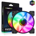 Фото Вентилятор 120мм GAMEMAX FN12A-M6I, RGB, Black #6