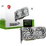 Изображение Видеокарта MSI GeForce RTX4070 12GB (RTX 4070 VENTUS 2X WHITE 12G OC) Фото Видеокарта MSI GeForce RTX4070 12GB (RTX 4070 VENTUS 2X WHITE 12G OC)