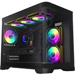 Изображение Корпус GAMEMAX HYPE-M Black без БП, M-ATX, Tempered Glass Фото Корпус GAMEMAX HYPE-M Black без БП, M-ATX, Tempered Glass