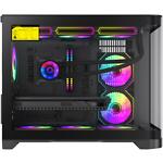 Изображение Корпус GAMEMAX HYPE-M Black без БП, M-ATX, Tempered Glass #1 Фото Корпус GAMEMAX HYPE-M Black без БП, M-ATX, Tempered Glass #1