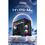 Изображение Корпус GAMEMAX HYPE-M Black без БП, M-ATX, Tempered Glass #10 Фото Корпус GAMEMAX HYPE-M Black без БП, M-ATX, Tempered Glass #10