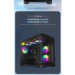 Изображение Корпус GAMEMAX HYPE-M Black без БП, M-ATX, Tempered Glass #13 Фото Корпус GAMEMAX HYPE-M Black без БП, M-ATX, Tempered Glass #13