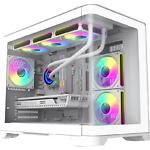 Изображение Корпус GAMEMAX HYPE-M White без БП, M-ATX, Tempered Glass Фото Корпус GAMEMAX HYPE-M White без БП, M-ATX, Tempered Glass