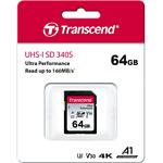 Изображение SD XC 64 GB Transcend 340S Class 10 UHS-I U3 A2 (TS64GSDC340S) R/W 160/50MB/s #1 Фото SD XC 64 GB Transcend 340S Class 10 UHS-I U3 A2 (TS64GSDC340S) R/W 160/50MB/s #1