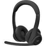 Изображение Logitech Zone 300 Midnight Black (981-001406/981-001407) Bluetooth наушники с микрофоном с оголовьем Фото Logitech Zone 300 Midnight Black (981-001406/981-001407) Bluetooth наушники с микрофоном с оголовьем