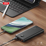 Изображение Внешний аккумулятор Power Bank XO PR238 Black, 10000mAh, PD20W + QC22.5W, дисплей #3 Фото Внешний аккумулятор Power Bank XO PR238 Black, 10000mAh, PD20W + QC22.5W, дисплей #3