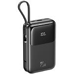 Изображение Внешний аккумулятор Power Bank XO PR234 Black, 20000mAh, PD20W + QC22.5W, дисплей, кабель USB-C Фото Внешний аккумулятор Power Bank XO PR234 Black, 20000mAh, PD20W + QC22.5W, дисплей, кабель USB-C