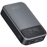 Внешний аккумулятор Power Bank XO PR232 Black, 10000mAh, 1*USB-A, 1*Type-C, QC22.5W, PD30W, дисплей - фото