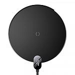 Изображение Беспроводное Wireless ЗУ Baseus CCED000001 Black, Qi Gen 2, USB питание, 15W Фото Беспроводное Wireless ЗУ Baseus CCED000001 Black, Qi Gen 2, USB питание, 15W