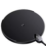 Изображение Беспроводное Wireless ЗУ Baseus CCED000001 Black, Qi Gen 2, USB питание, 15W #2 Фото Беспроводное Wireless ЗУ Baseus CCED000001 Black, Qi Gen 2, USB питание, 15W #2
