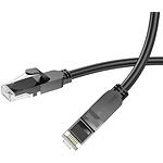Изображение Кабель patch cord 8м S/FTP Black BOROFONE BUS01 (6941991103964) Cat.6 #2 Фото Кабель patch cord 8м S/FTP Black BOROFONE BUS01 (6941991103964) Cat.6 #2