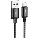 Изображение Кабель HOCO X89 Black (6931474784346) USB/Micro-USB, 1м, 2.4A, nylon+aluminum Фото Кабель HOCO X89 Black (6931474784346) USB/Micro-USB, 1м, 2.4A, nylon+aluminum