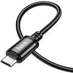 Изображение Кабель HOCO X89 Black (6931474784346) USB/Micro-USB, 1м, 2.4A, nylon+aluminum #2 Фото Кабель HOCO X89 Black (6931474784346) USB/Micro-USB, 1м, 2.4A, nylon+aluminum #2