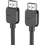 Фото Кабель BOROFONE BUS02 Vivido Black (6941991105975) 4K HDMI to HDMI v2.0, 1м