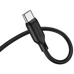 Фото Звуковий перехідник BOROFONE BL18 CB Black (6941991101069) Type-C male на AUX 3.5mm male Audio, 1м #1