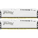 Изображение DDR-5 2шт x 16GB 6400МГц Kingston FURY Beast White (KF564C32BWEK2-32) AMD EXPO Фото DDR-5 2шт x 16GB 6400МГц Kingston FURY Beast White (KF564C32BWEK2-32) AMD EXPO