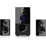 Изображение Акустическая система REAL-EL M-555 black (EL121300013), 2.1 30W Woofer + 2*12.5W, FM,SD,BT,USB,LED #4 Фото Акустическая система REAL-EL M-555 black (EL121300013), 2.1 30W Woofer + 2*12.5W, FM,SD,BT,USB,LED #4