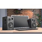 Изображение Акустическая система REAL-EL S-235 Black (EL121200010) 2x9W, деревянный корпус, бічне регулювання #2 Фото Акустическая система REAL-EL S-235 Black (EL121200010) 2x9W, деревянный корпус, бічне регулювання #2