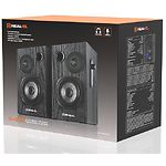 Изображение Акустическая система REAL-EL S-235 Black (EL121200010) 2x9W, деревянный корпус, бічне регулювання #1 Фото Акустическая система REAL-EL S-235 Black (EL121200010) 2x9W, деревянный корпус, бічне регулювання #1