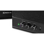 Фото Акустическая система REAL-EL S-305 Black (EL121200012) 2x20W, деревянный корпус #2