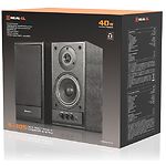 Фото Акустическая система REAL-EL S-305 Black (EL121200012) 2x20W, деревянный корпус #1