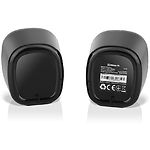 Фото Акустическая система REAL-EL S-55 Black (EL121100014), 2*3W speaker, mini-jack 3,5/USB, RGB #3