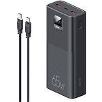 Фото Внешний аккумулятор Power Bank USAMS PB68 Black (ATXLOGTC01) 30000mAh, QC3.0, PD3.0 65W #2