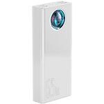 Изображение Внешний аккумулятор Power Bank Baseus (P10022400212-01) Amblight White, 30000mAh, 65W, QC3.0, PD 65W Фото Внешний аккумулятор Power Bank Baseus (P10022400212-01) Amblight White, 30000mAh, 65W, QC3.0, PD 65W