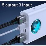 Изображение Внешний аккумулятор Power Bank Baseus (P10022400212-01) Amblight White, 30000mAh, 65W, QC3.0, PD 65W #2 Фото Внешний аккумулятор Power Bank Baseus (P10022400212-01) Amblight White, 30000mAh, 65W, QC3.0, PD 65W #2