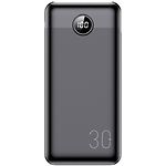 Изображение Внешний аккумулятор Power Bank YENKEE YPB 3018 (35057019) black, 30000 mAh, PD20W, QC3.0 Фото Внешний аккумулятор Power Bank YENKEE YPB 3018 (35057019) black, 30000 mAh, PD20W, QC3.0