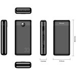 Изображение Внешний аккумулятор Power Bank YENKEE YPB 3018 (35057019) black, 30000 mAh, PD20W, QC3.0 #1 Фото Внешний аккумулятор Power Bank YENKEE YPB 3018 (35057019) black, 30000 mAh, PD20W, QC3.0 #1