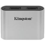 Изображение Картридер Kingston USB 3.2 Type-С Silver (WFS-SDC) 2* microSD UHS-II #1 Фото Картридер Kingston USB 3.2 Type-С Silver (WFS-SDC) 2* microSD UHS-II #1