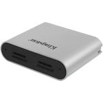 Изображение Картридер Kingston USB 3.2 Type-С Silver (WFS-SDC) 2* microSD UHS-II #2 Фото Картридер Kingston USB 3.2 Type-С Silver (WFS-SDC) 2* microSD UHS-II #2