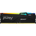 Фото DDR-5 2шт x 32GB 6400МГц Kingston FURY Beast Black RGB (KF564C32BBAK2-64) #1