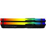 Фото DDR-5 2шт x 32GB 6400МГц Kingston FURY Beast Black RGB (KF564C32BBAK2-64) #3