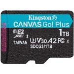 Изображение microSD XC 1TB Kingston Canvas Go! Plus U3 A2 V30 C10 (SDCG3/1TBSP) без переходника, R170/W90 #1 Фото microSD XC 1TB Kingston Canvas Go! Plus U3 A2 V30 C10 (SDCG3/1TBSP) без переходника, R170/W90 #1