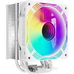 Изображение Cooler CPU GAMEMAX Ice Force White, LGA1700/115X/1366/AM5/AM4, TDP 200W #3 Фото Cooler CPU GAMEMAX Ice Force White, LGA1700/115X/1366/AM5/AM4, TDP 200W #3