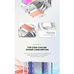 Изображение Cooler CPU GAMEMAX Sigma 550 Infinity White, LGA1700/115X/1366/AM5/AM4, TDP 220W #11 Фото Cooler CPU GAMEMAX Sigma 550 Infinity White, LGA1700/115X/1366/AM5/AM4, TDP 220W #11