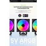 Изображение Cooler CPU GAMEMAX Sigma 550 Infinity Black, LGA1700/115X/1366/AM5/AM4, TDP 220W #14 Фото Cooler CPU GAMEMAX Sigma 550 Infinity Black, LGA1700/115X/1366/AM5/AM4, TDP 220W #14