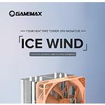 Изображение Cooler CPU GAMEMAX Ice Wind, LGA115X/1366/1700/AM4/AM5 TDP 200W #10 Фото Cooler CPU GAMEMAX Ice Wind, LGA115X/1366/1700/AM4/AM5 TDP 200W #10