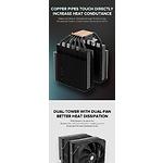 Изображение Cooler CPU GAMEMAX Twin 600 Black #7 Фото Cooler CPU GAMEMAX Twin 600 Black #7