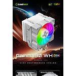 Изображение Cooler CPU GAMEMAX Gamma 90 White, LGA1700/1366/1200/115X/AM5/AM4, TDP 150W #11 Фото Cooler CPU GAMEMAX Gamma 90 White, LGA1700/1366/1200/115X/AM5/AM4, TDP 150W #11