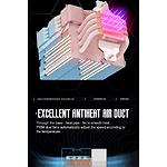 Изображение Cooler CPU GAMEMAX Gamma 90 White, LGA1700/1366/1200/115X/AM5/AM4, TDP 150W #13 Фото Cooler CPU GAMEMAX Gamma 90 White, LGA1700/1366/1200/115X/AM5/AM4, TDP 150W #13