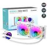 Изображение Cooler CPU GAMEMAX IceCHill 240V White, СВО Фото Cooler CPU GAMEMAX IceCHill 240V White, СВО