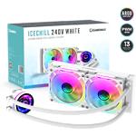 Изображение Cooler CPU GAMEMAX IceCHill 240V White, СВО #10 Фото Cooler CPU GAMEMAX IceCHill 240V White, СВО #10
