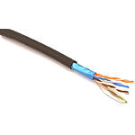 Изображение Кабель бухта F/UTP ЗЗКМ 7091002, 305м, CAT5e, PE, 4х2х24 AWG, чорний Фото Кабель бухта F/UTP ЗЗКМ 7091002, 305м, CAT5e, PE, 4х2х24 AWG, чорний