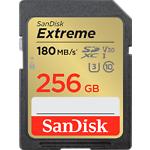 Изображение SD XC 256 GB SanDisk Extreme Class 10 UHS-I U3 (SDSDXVV-256G-GNCIN) R180/W130MB/s Фото SD XC 256 GB SanDisk Extreme Class 10 UHS-I U3 (SDSDXVV-256G-GNCIN) R180/W130MB/s