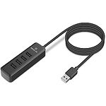 Фото Концентратор HUB USB 2.0 REAL-EL HQ-175 Black (EL123110008), 4 ports